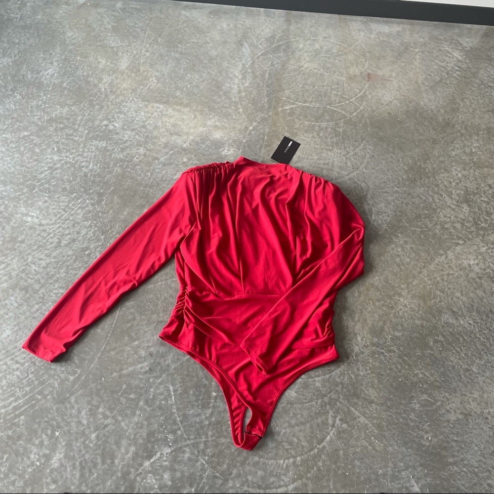Sexy Red 🍒 Bodysuit Fashion Nova BRAND NEW w/ TAGS